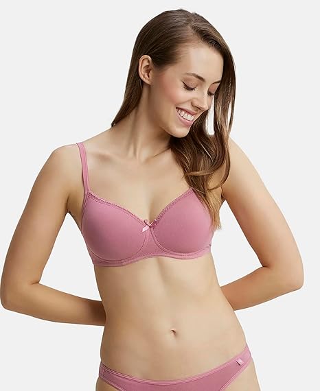 Jockey 1723 Women’s Cotton Stretch T-Shirt Bra – Comfortable Everyday Fit